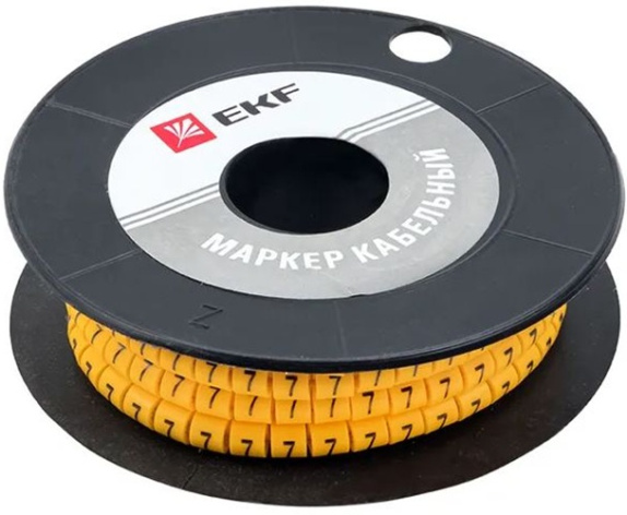 фото Маркер на кабель  EKF plc-KM-1.5-7