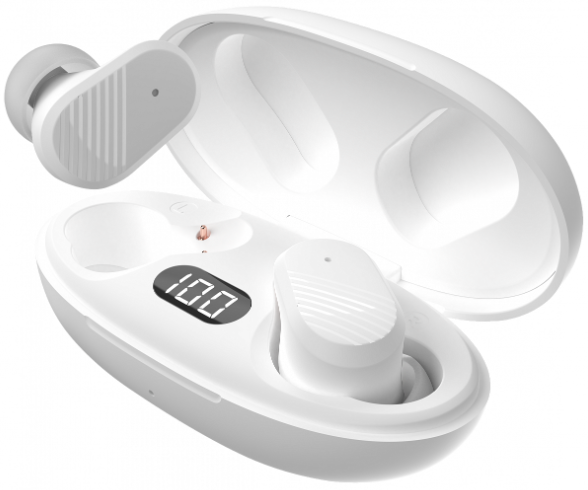 

Наушники беспроводные AccesStyle Citrus TWS White BT 5.3, до 10 м, Citrus TWS White