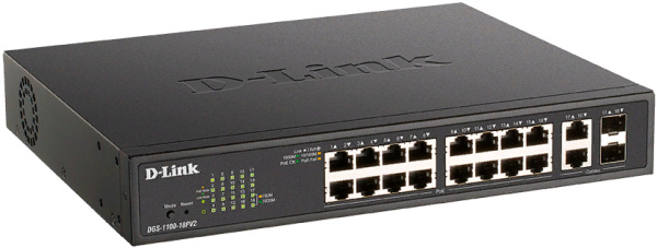 фото Коммутатор управляемый D-link DGS-1100-18PV2/A3A в Уфе