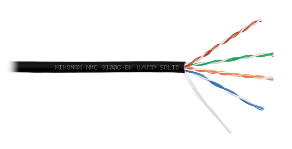 фото Кабель витая пара U/UTP 5e кат. 4 пары NikoMax NMC 9100C-BK в Самаре