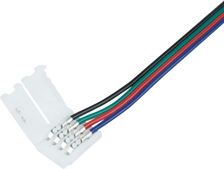 

Коннектор Lamper 144-008 питания (1 разъем) для RGB светодиодных лент шириной 10 мм, 144-008