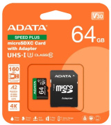 фото Карта памяти ADATA UD64GUI3V30A2SP-RA1