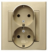 фото Розетка Ospel GP-2RS/39
