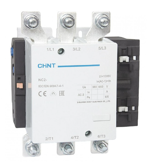 

Контактор CHINT 236157 NC2-400, 400А, 230В/АС3, 50Гц (R), 236157