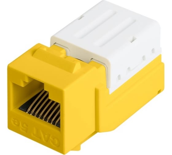 

Модуль NIKOMAX NMC-KJUD2-FT-YL типа Keystone, Кат.5е (Класс D), 100МГц, RJ45/8P8C, FT-TOOL/110/KRONE, T568A/B, неэкранированный, желтый, NMC-KJUD2-FT-YL