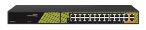 

Коммутатор Tantos TSn-22F2GP26G2 22x100Мбит/с PoE порта +2 порта 1000Мбит/с PoE + 2x1000 1000Мбит/с, TSn-22F2GP26G2
