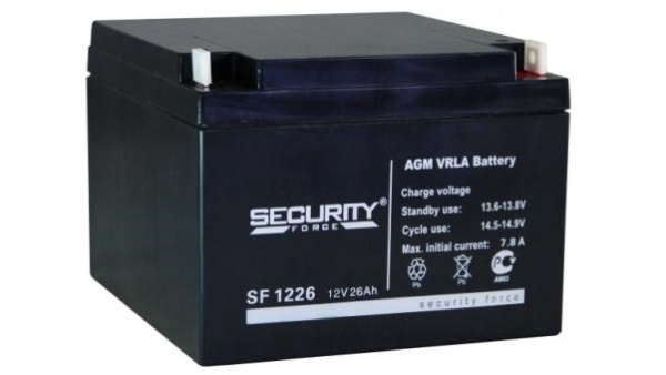 фото Аккумулятор  Security Force 12 В, 26 Ач в Казани