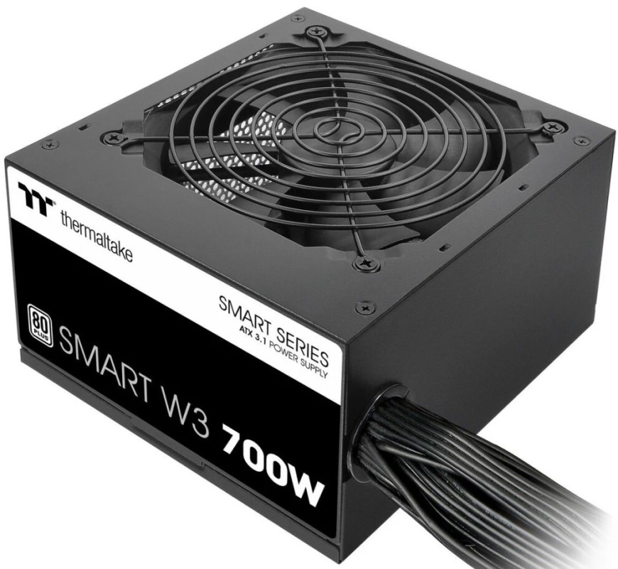 

Блок питания ATX Thermaltake Smart W3 700 PS-SPW-0700NNFAWE-1 700W, 80+, 12VHPWR, Smart W3 700