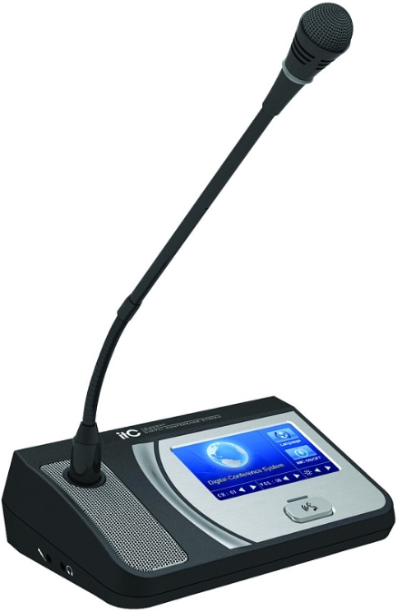 

Микрофон ITC TS-0203A микрофонная консоль делегата,сенсорный экран 4,3", чип карта, именная табличка, шт, TS-0203A