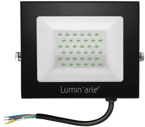 

Прожектор светодиодный Lumin'arte LFL-50W/07 50Вт Зеленый цвет свечения IP65, LFL-50W/07