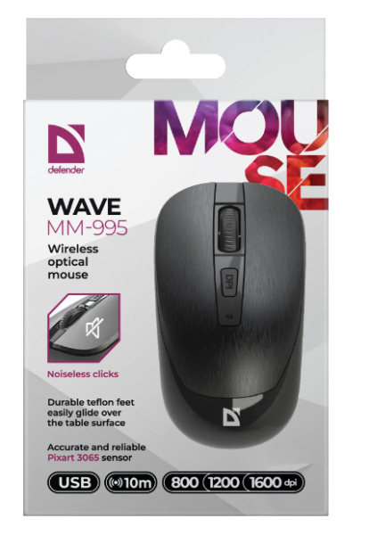 фото Мышь wireless Defender Wave MM-995 в Казани