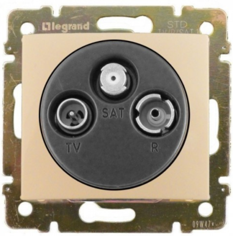 Изображение товара Розетка Legrand 774336 серия Valena для TV-FM-SAT, IP20, быстрое подключение