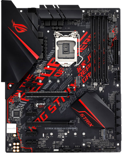 фото Материнская плата ASUS ROG STRIX B360-H GAMING, LGA1151, Intel B360, ATX
