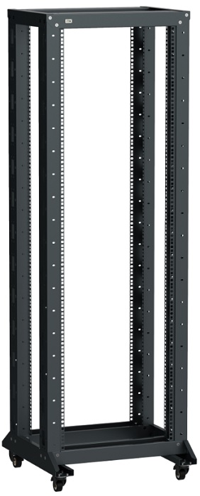 

Стойка ITK LF05-24U66-2RM LINEA F 2-рамная на роликах 24U 600х600мм черная, LF05-24U66-2RM