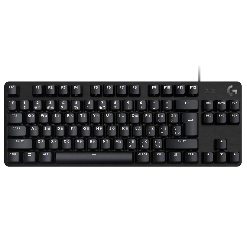 

Клавиатура проводная Logitech G413 TKL SE черная, 920-010447, G413 TKL SE
