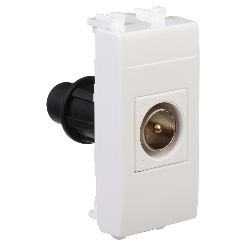 

Розетка DKC 4400501 модульная, TV, одиночная, "Белое облако", 1 модуль, "Avanti", 4400501