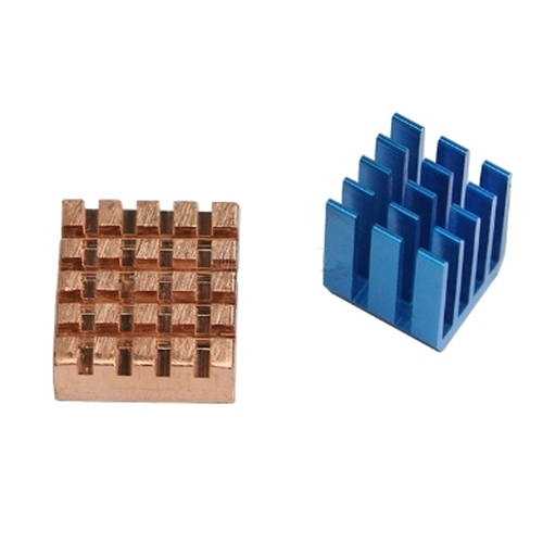 

Радиатор ACD RA207 Golden + Blue, набор, for Raspberry Pi3 B, Pi3 B+, Pi4, RA207