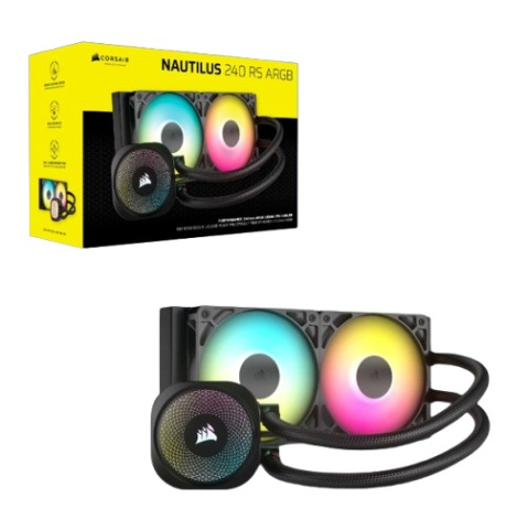 фото Система охлаждения жидкостная Corsair NAUTILUS 240 ARGB