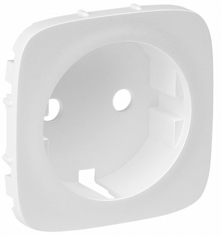 

Накладка Legrand 755205 Valena ALLURE розетки с заземлением (белая), 755205