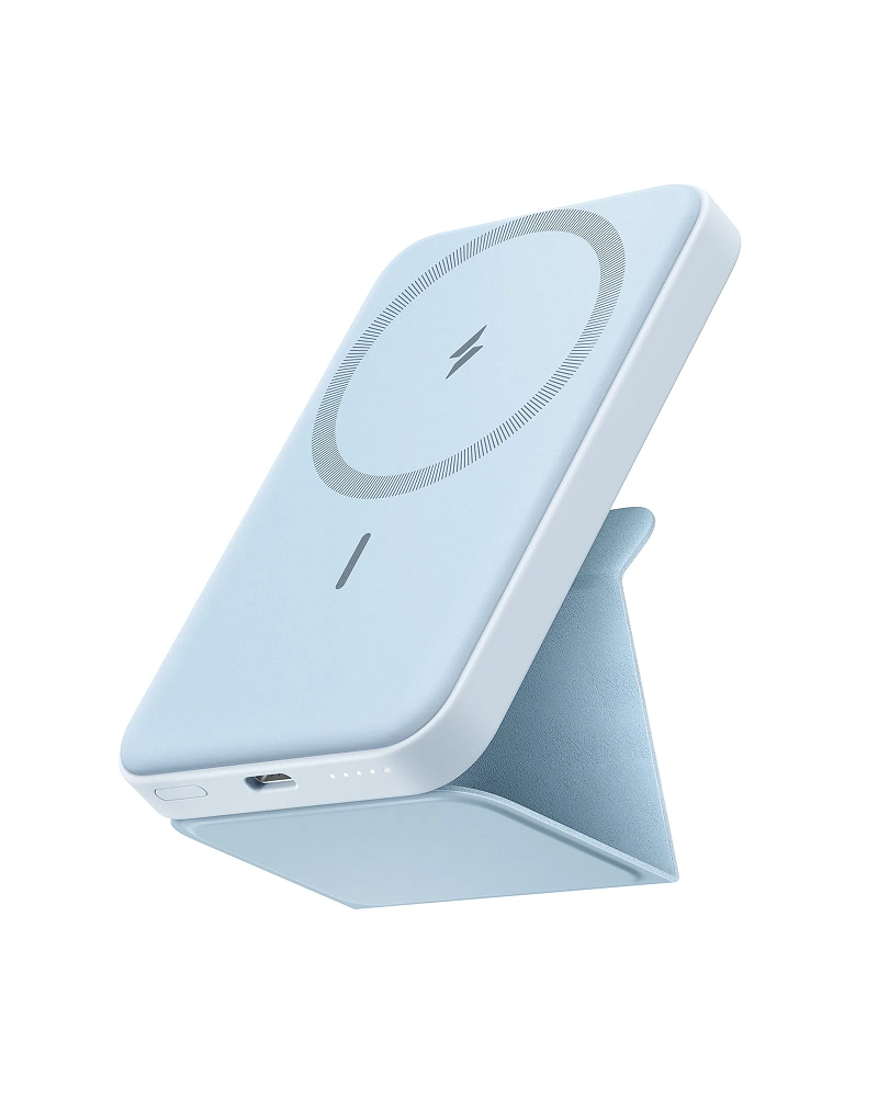 

Аккумулятор внешний портативный Anker MagGo A1611G31 5000mAh, голубой, MagGo
