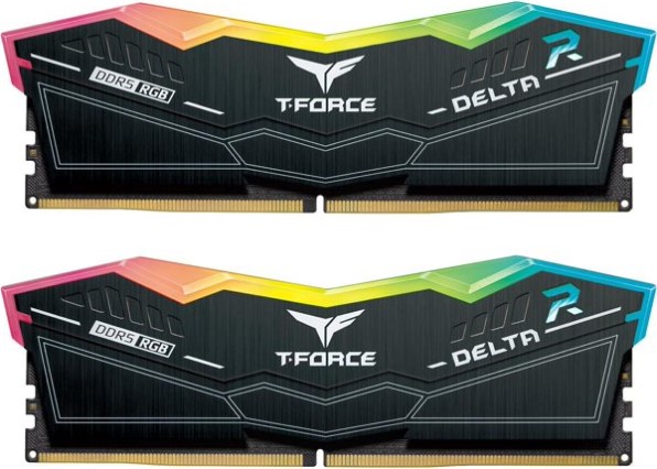 

Модуль памяти DDR5 32GB (2*16GB) Team Group FF3D532G6400HC32ADC01 T-Force Delta RGB PC5-51200 6400MHz CL32 1.35V, black, FF3D532G6400HC32ADC01