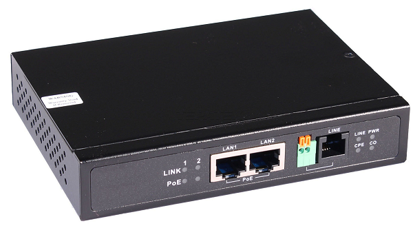 

Удлинитель OSNOVO TR-IP2PoE Ethernet на 2 порта до 3000м с функцией PoE. Автоопределение PoE устройств. Стандарт IEEE 802.3af/at (До 30W на порт). Ск, TR-IP2PoE