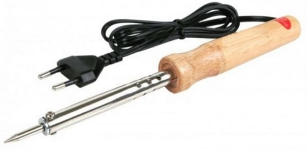 Изображение товара Электрический паяльник PROconnect 12-0178-4 с деревянной ручкой и конусообразным жалом