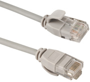 фото Кабель патч-корд U/UTP 6a кат. 10м  Lanmaster LAN-PC45/28-U6A-10-GY