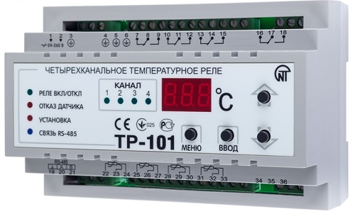 

Реле Новатек-Электро ТР-101 цифровое температурное, ТР-101