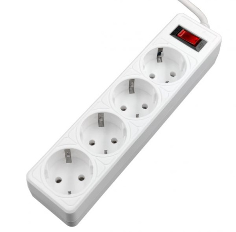 Изображение товара Сетевой фильтр 5bites SP4W-530 с защитой и 4 розетками