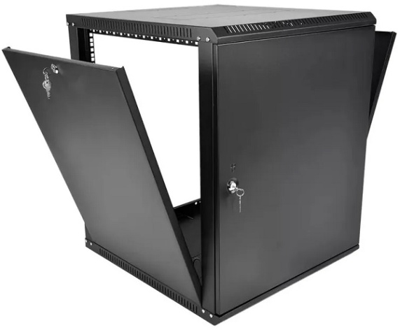 фото Шкаф настенный 19", 12U ЦМО ШРН-Э-12.350.1-9005 в Екатеринбурге