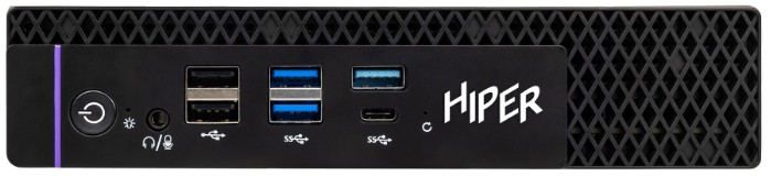 

Компьютер HIPER FACTUM FT20 i3 14100/8GB/256GB SSD/UHD graphics 730/WiFi/BT/120W/Win11Pro/black, FACTUM FT20