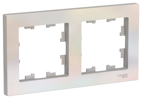 

Рамка Schneider Electric ATN000402 AtlasDesign, 2-постовая, универсальная, жемчуг, ATN000402