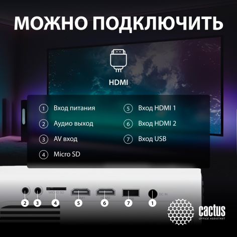 фото Проектор  Cactus CS-PRM.07WT.WUXGA в Уфе
