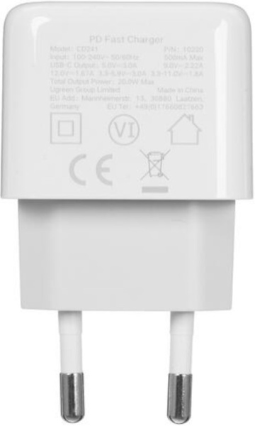 фото Зарядное устройство сетевое UGREEN CD241 в Уфе