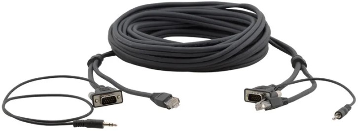 

Кабель интерфейсный VGA-VGA Kramer C-GMAC/GMAC-15 92-2212015 Micro, VGA (Вилка) + аудио + RJ-45 на VGA (Вилка) + аудио + RJ-45, 4,6м., C-GMAC/GMAC-15