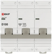 фото Автоматический выключатель EKF mcb47100-3-100D-pro