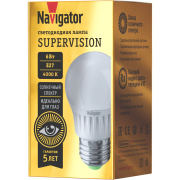 фото Лампа Navigator NLL-G45-6-230-4K-E27-FR-SV
