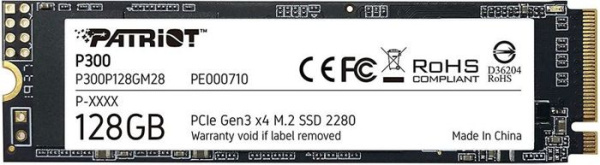 фото Накопитель SSD M.2 2280 Patriot Memory P300P128GM28 в Уфе 128 ГБ