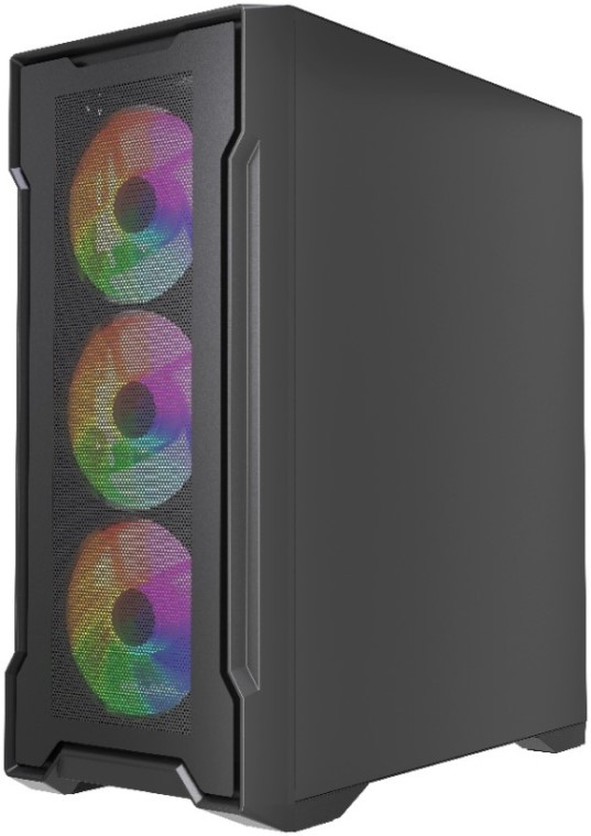 

Корпус ATX Powercase Mistral X4B CMXB-L4 черный, без БП, боковая панель из закалнного стекла, 2*USB 2.0, USB 3.0, Mistral X4B