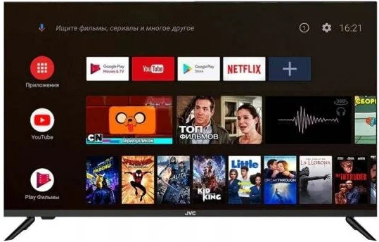 

Телевизор JVC LT-32M597 черный, 32", HD, 1366x768, 300 Кд/м², 3000:1, 160/150, DVB-C, DVB-T, DVB-T2, Google TV, Android 9, CI/PCMCIA, 3*HDMI, 2*USB, V, LT-32M597