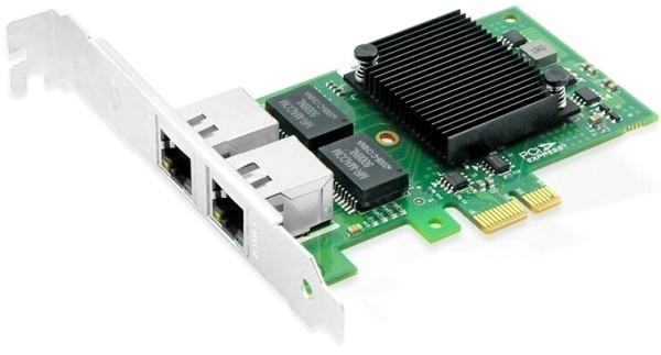 Изображение товара Сетевой адаптер LR-LINK LREC9222HT, двухпортовый PCI Express 2.1 Ethernet