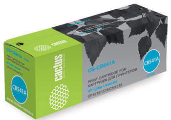 

Картридж Cactus CS-CB541A для принтеров HP Color LaserJet CP1215/1515/CM1312, голубой, 1400 стр, CS-CB541A