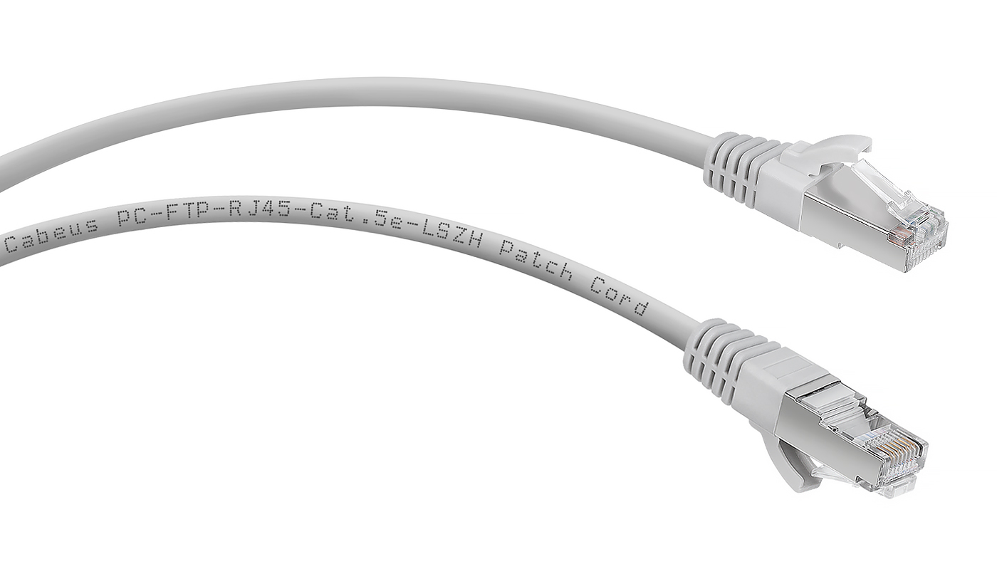 

Кабель патч-корд F/UTP 5e кат. 0,5м. Cabeus PC-FTP-RJ45-Cat.5e-0.5m-LSZH экранированный, серый, PC-FTP-RJ45-Cat.5e-0.5m-LSZH