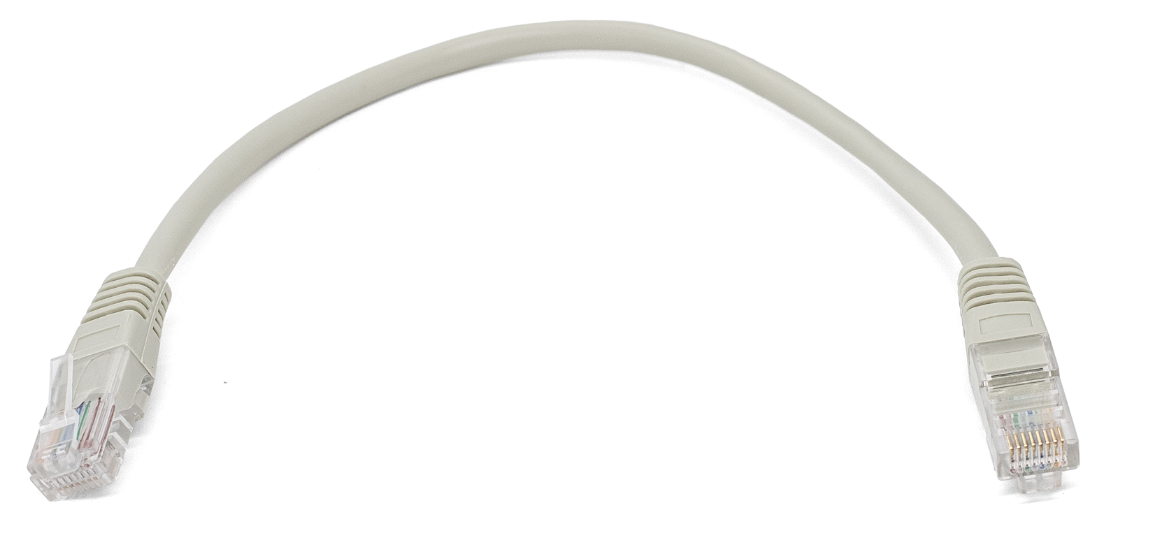 

Кабель патч-корд U/UTP 5e кат. 0.25м Filum FL-U5-C-0.25M 26AWG(7x0.16 мм), чистая медь, PVC, серый, FL-U5-C-0.25M