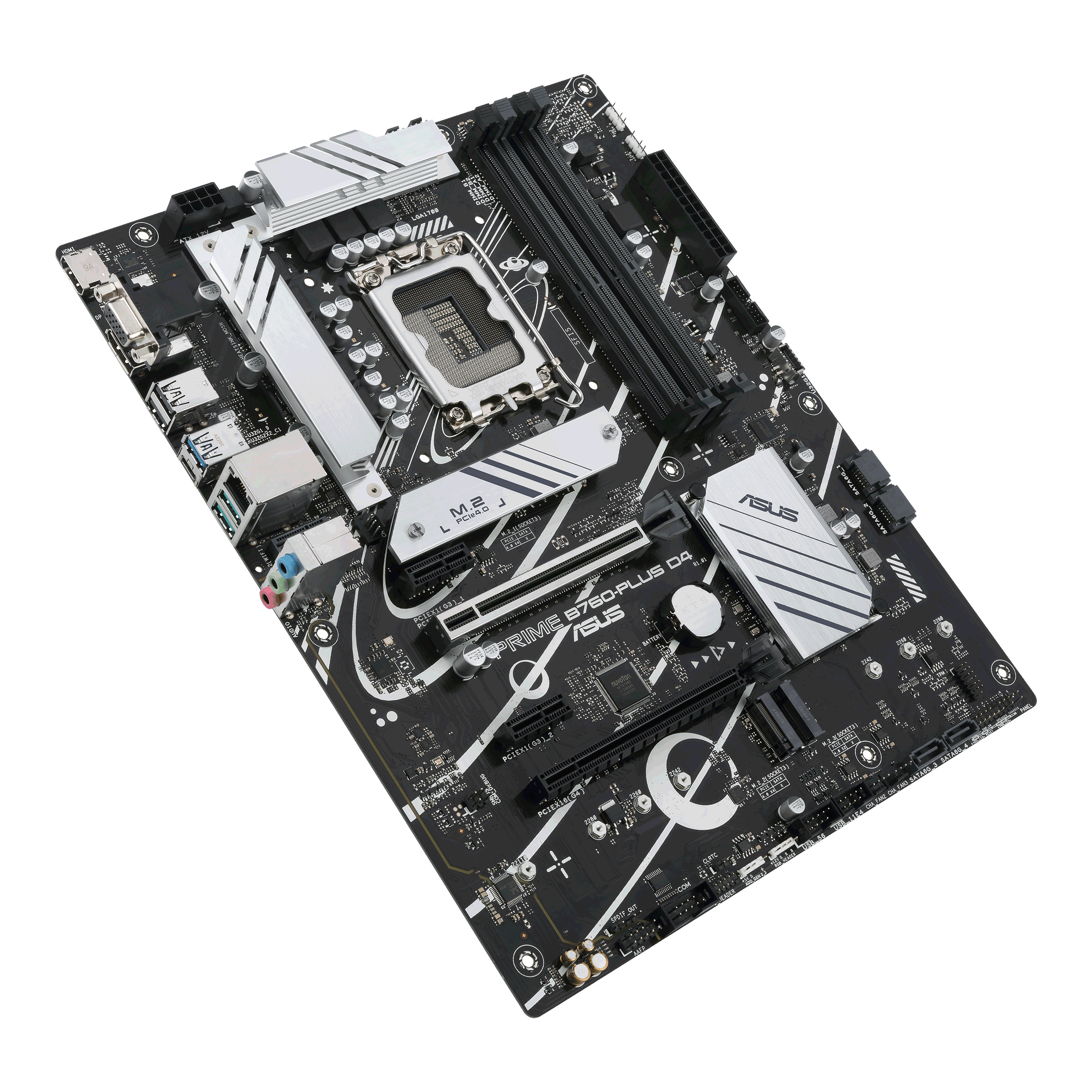 

Материнская плата ATX ASUS PRIME B760-PLUS D4 90MB1CW0-M1EAY0 (LGA1700, B760, 4*DDR4 (5066), 4*SATA 6G RAID, 3*M.2, 4*PCIE, 2.5Glan, HDMI, VGA, DP, US, PRIME B760-PLUS D4