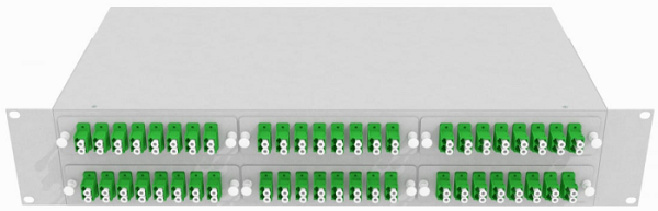 фото Кросс оптический стоечный  TopLAN КРС-Top-2U-96LC/A-OS2-GY в Уфе