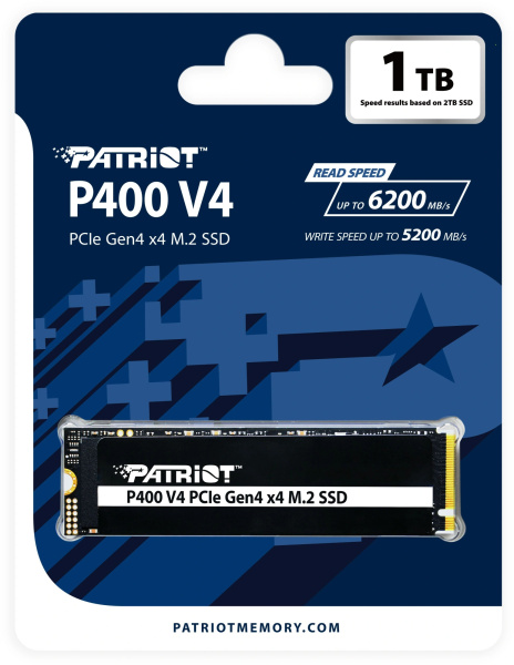 фото Накопитель SSD M.2 2280 Patriot P400 в Екатеринбурге 1000 ГБ
