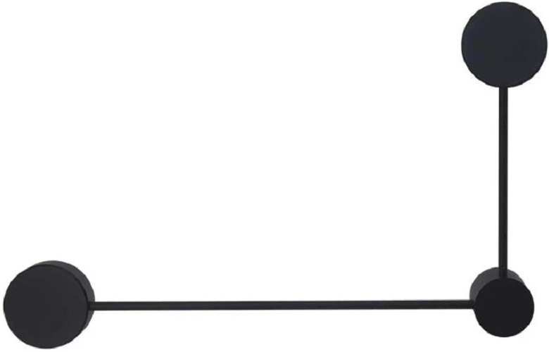 

Светильник настенно-потолочный WOLTA WSL-GX53/13-R под лампу GX53 настенный черный Molecule, WSL-GX53/13-R