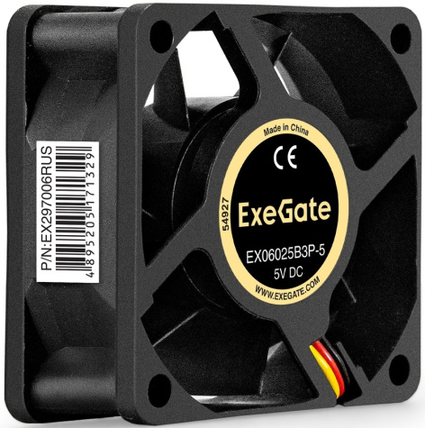 фото Вентилятор для корпуса Exegate EX06025B3P-5 в Уфе